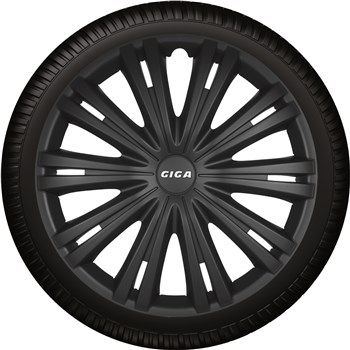 GIGA BLACK "14 COPPA RUOTA SINGOLE COPRICERCHIO UNIVERSALE GORECKI