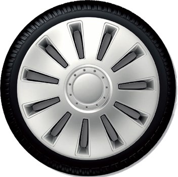 SILVERSTONE 14" COPPA RUOTA SINGOLA COPRICERCHIO UNIVERSALE GORECKI