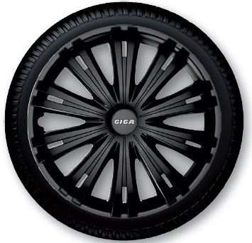 GIGA BLACK 15" COPPA RUOTA SINGOLA COPRICERCHIO UNIVERSALE GORECKI