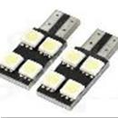 LAMPADA T10 4 SMD CANBUS 12V 2PZ LED