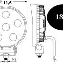 FARETTO DA LAVORO LED 18W-10V-30V