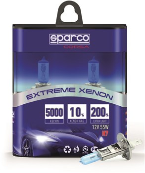 LAMPADA H1 12V 55W BLUE B4 XENON +200% LIGHT 5000K (CP)