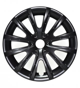 COPPA RUOTA SINGOLA COPRICERCHIO FARAD FREEWHEELIG NERA OPACA 15"