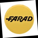 4 INSERTI GIALLI PER COPPA RUOTA FARAD 240 14" FREEWHEELING