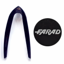 4 INSERTI NERI PER COPPA RUOTA FARAD 240 15" FREEWHEELING