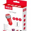 SPARCO USB CHARGER CON CAVETTO