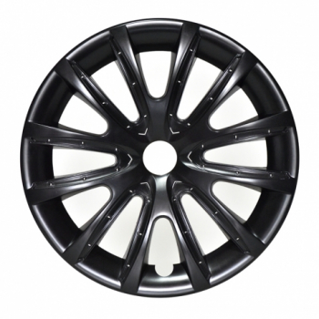 COPPA RUOTA SINGOLA COPRICERCHIO FARAD FREEWHEELING NERA LUCIDA 14"
