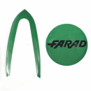 4 INSERTI VERDE PER COPPA RUOTA FARAD 240 15" FREEWHEELING