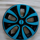 4 INSERTI AZZURRO COPPA RUOTA FARAD 241 16" FREEWHEELING
