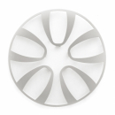 4 INSERTI GRIGIO CHIARO COPPA RUOTA FARAD 241 16" FREEWHEELING
