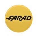 4 INSERTI GIALLI COPPA RUOTA FARAD 241 16" FREEWHEELING