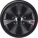 VR CARBON BLACK 14"COPPA RUOTA SINGOLA COPRICERCHIO UNIVERSALE GORECKI