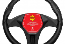 COPRIVOLANTE MOMO SUPERGRIP NERO/GRIGIO 38/39 CM